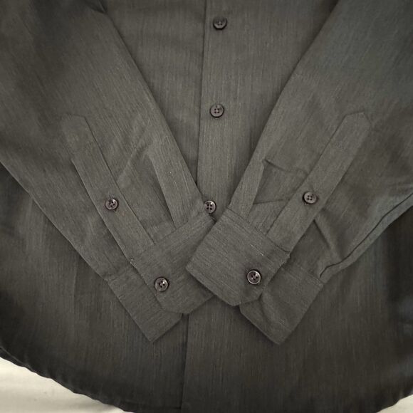 Mercer & Spring Button Up Long Sleeve Dress Shirt Mens Size Small Gray New - Picture 5 of 9